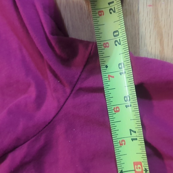 Laura Scott XL 3/4 sleeve fuschia top - Picture 4 of 5